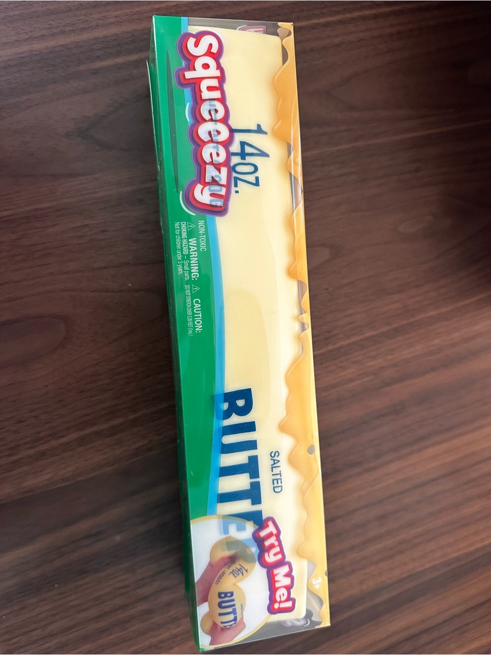 14 oz Salted Butter Stick Squeeezy - Yellow NEW w tags in original box, unopened